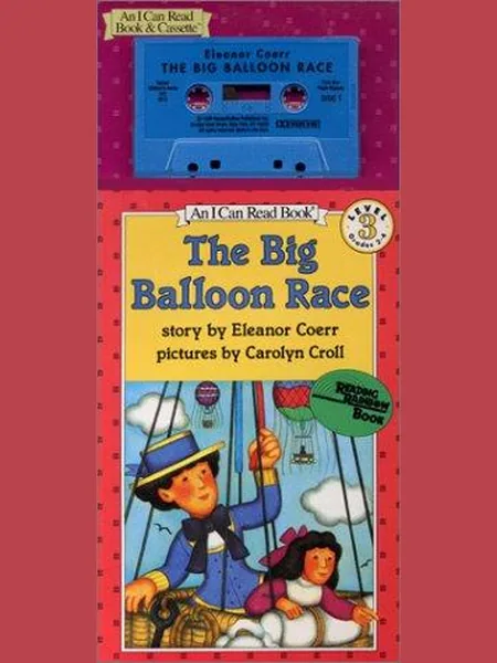 The Big Balloon Race, cover of another edition (the Harper & Row 1981 cover is not yet photographed)