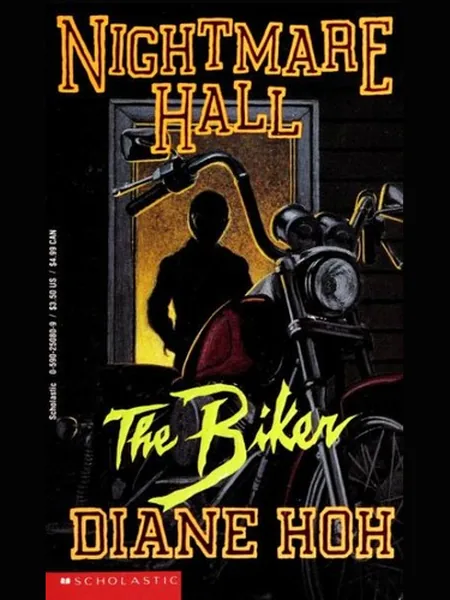 The Biker (Nightmare Hall) cover, Scholastic Paperbacks 1995