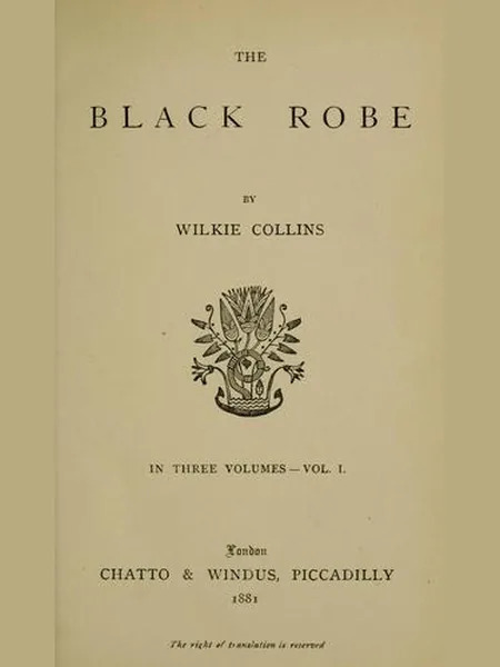 The Black Robe cover, Chatto & Windus 1881