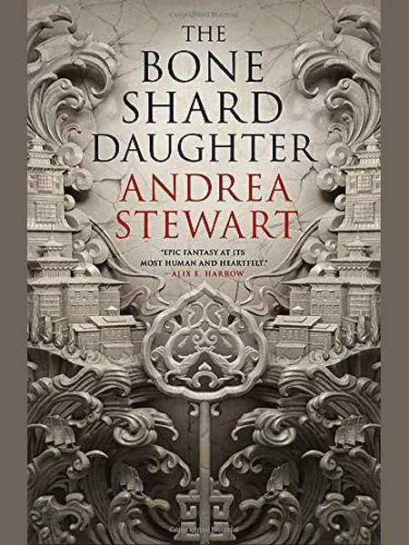 The Bone Shard Daughter, cover of another edition (the Orbit 2020 cover is not yet photographed)