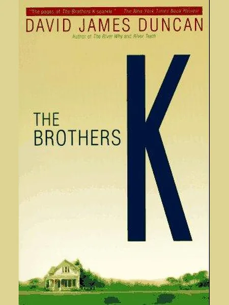 The Brothers K, cover of another edition (the Doubleday 1992 cover is not yet photographed)
