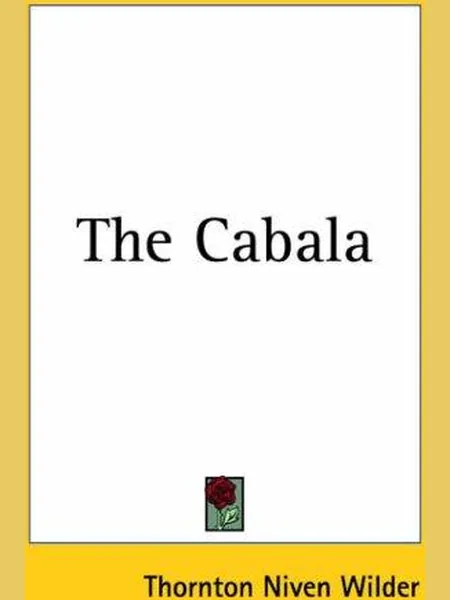 The Cabala, cover of another edition (the A. & C. Boni 1926 cover is not yet photographed)