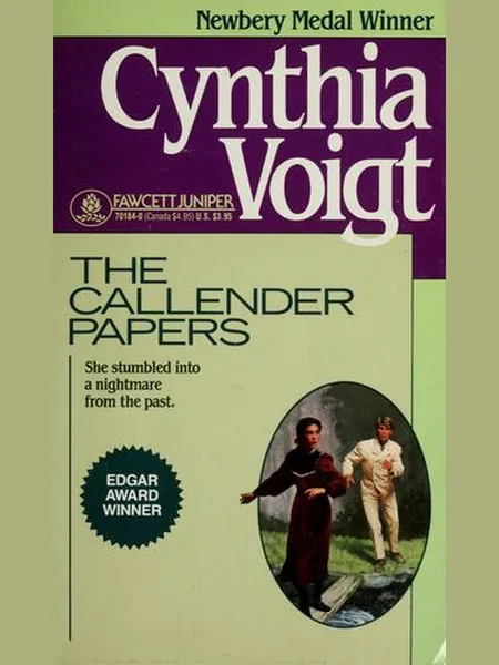 The Callender Papers, cover of the Fawcett Juniper, 1993 edition (the Lions 1989 cover is not yet photographed)