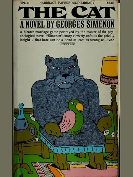 The Cat, cover of another edition (the Hamish Hamilton 1972 cover is not yet photographed)