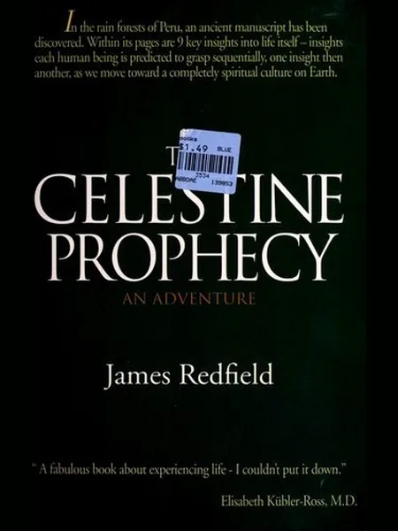 The Celestine Prophecy, cover of another edition (the Bantam Books 1995 cover is not yet photographed)