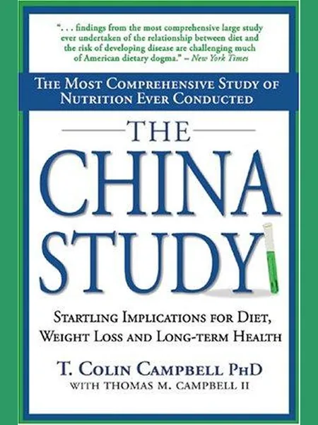 The China Study first edition cover, BenBella Books 2004