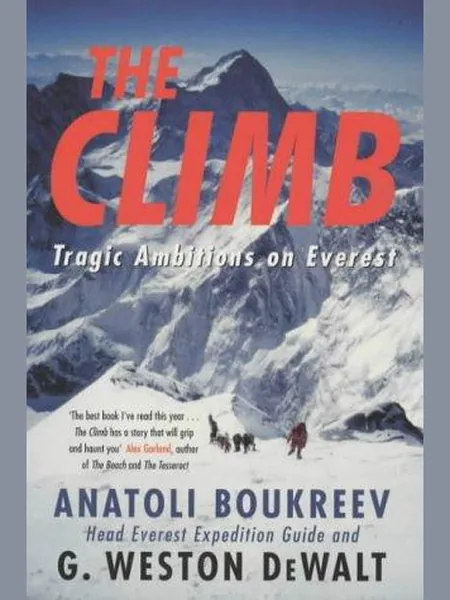 The Climb cover, Pan Books 2002