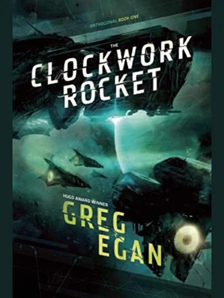 The Clockwork Rocket, cover of another edition (the Gollancz 2011 cover is not yet photographed)
