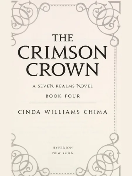 The Crimson Crown first edition cover, Hyperion 2012