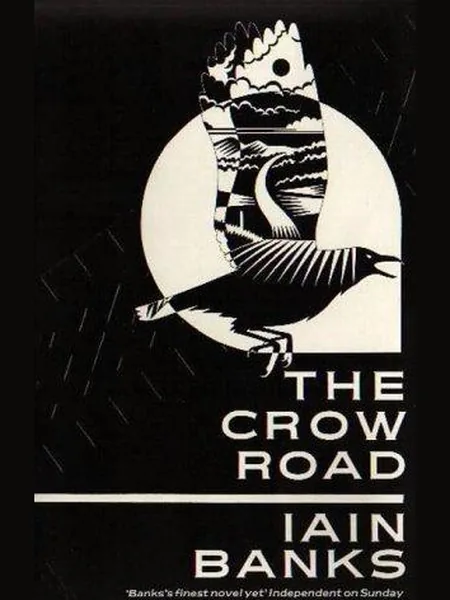 The Crow Road first edition cover, Scribners 1992
