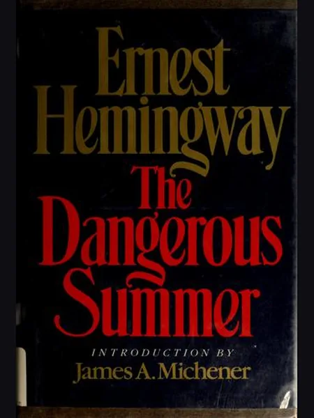 The Dangerous Summer cover, Scribner 1985