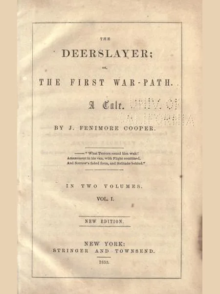The Deerslayer, Or, the First War-Path cover