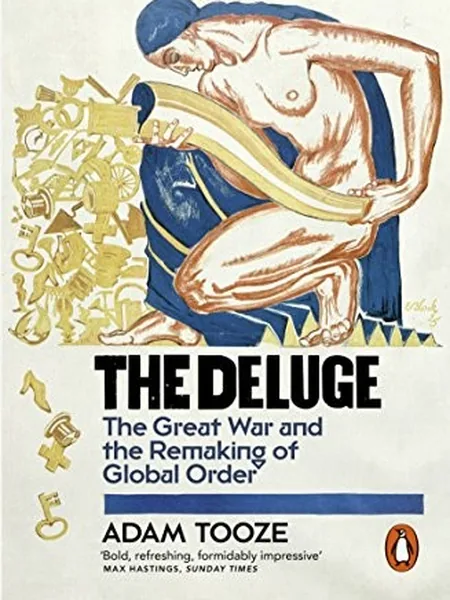 The Deluge, cover of another edition (the Viking 2014 cover is not yet photographed)