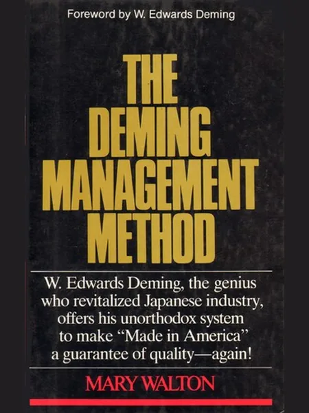 The Deming Management Method first edition cover, Dodd, Mead 1986