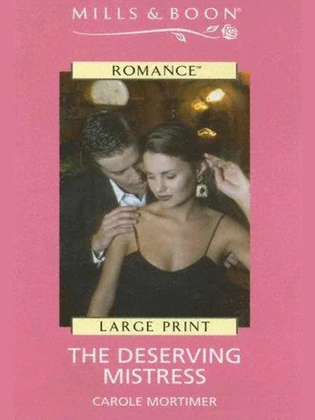 The Deserving Mistress first edition cover, Thorndike Press 2004