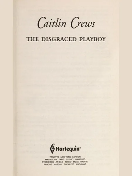 The Disgraced Playboy cover