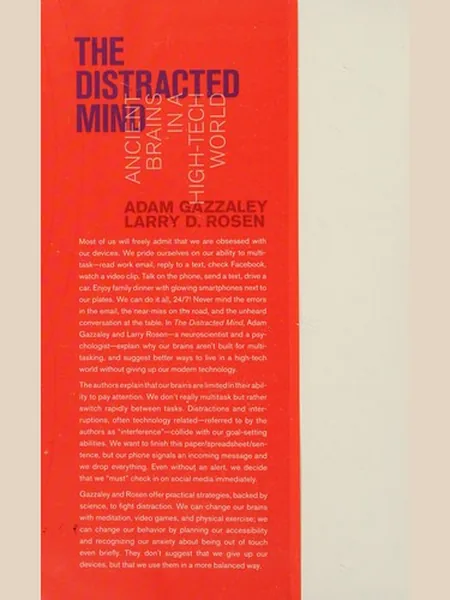 The Distracted Mind cover