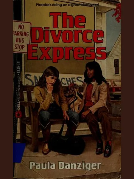 The Divorce Express, cover of another edition (the Heinemann 1986 cover is not yet photographed)