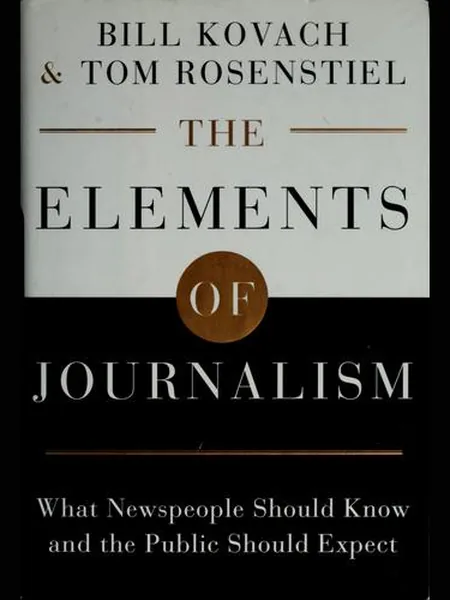 The Elements of Journalism cover