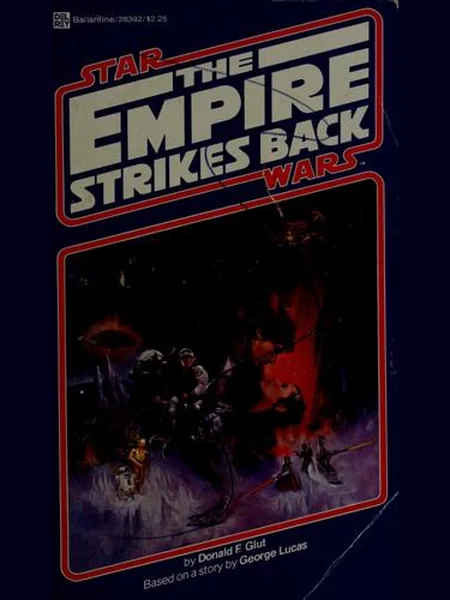 The Empire Strikes Back cover, Ballantine Books 1980