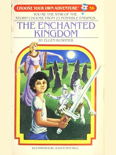 The Enchanted Kingdom first edition cover, Bantam Books 1986