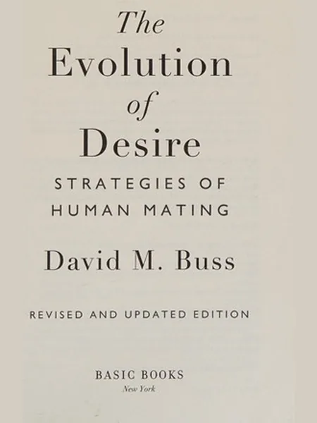 The Evolution of Desire cover