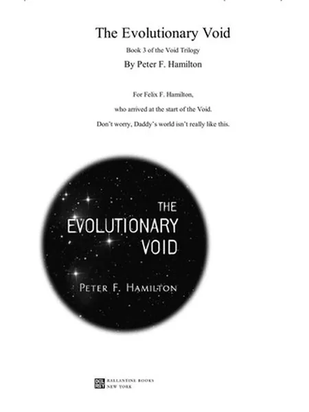 The Evolutionary Void cover