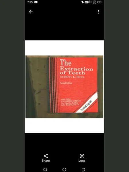 The Extraction of Teeth, cover of another edition (the J. Wright 1961 cover is not yet photographed)