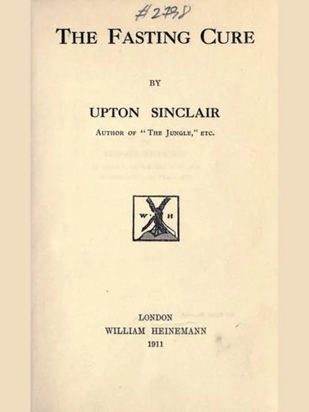 The Fasting Cure cover, Heinemann 1911