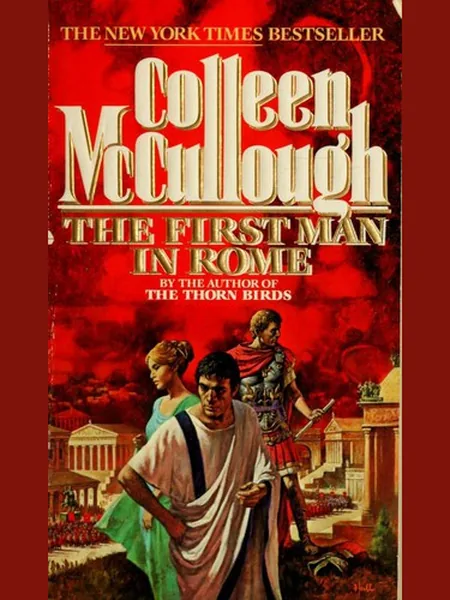 The First Man in Rome cover, Morrow 1990