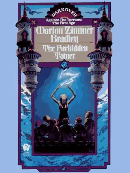 The Forbidden Tower, cover of another edition (the DAW Books 1977 cover is not yet photographed)