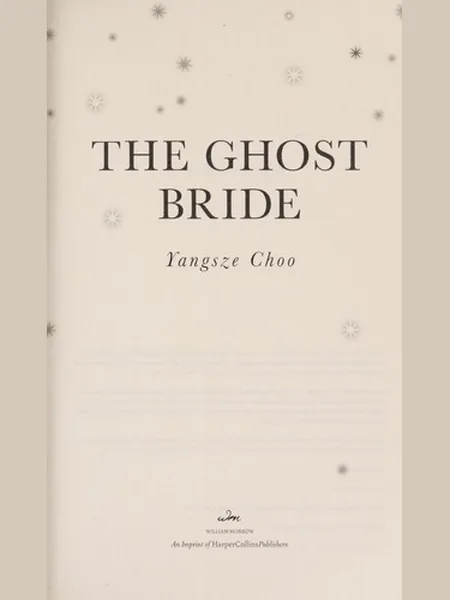 The Ghost Bride cover