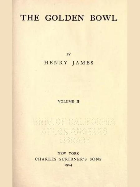 The Golden Bowl cover