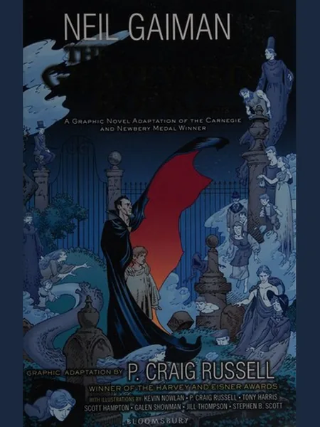 The Graveyard Book first edition cover, Bloomsbury Publishing 2014