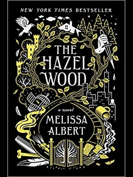 The Hazel Wood, cover of another edition (the Flatiron Books 2017 cover is not yet photographed)
