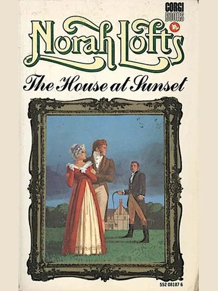 The House at Sunset, cover of another edition (the Doubleday 1962 cover is not yet photographed)