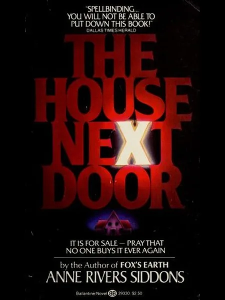 The House Next Door, cover of the Simon & Schuster, 1978 edition (the Collins 1979 cover is not yet photographed)