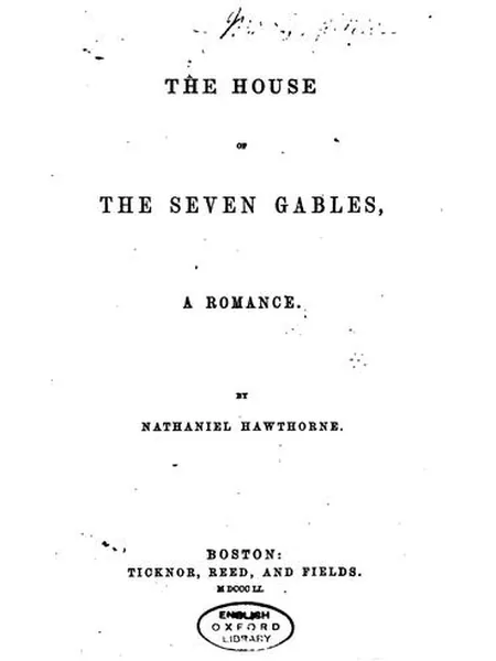 The House of the Seven Gables cover