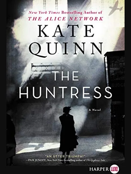 The Huntress, cover of another edition (the HarperCollins 2019 cover is not yet photographed)