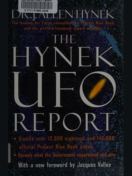 The Hynek UFO Report cover