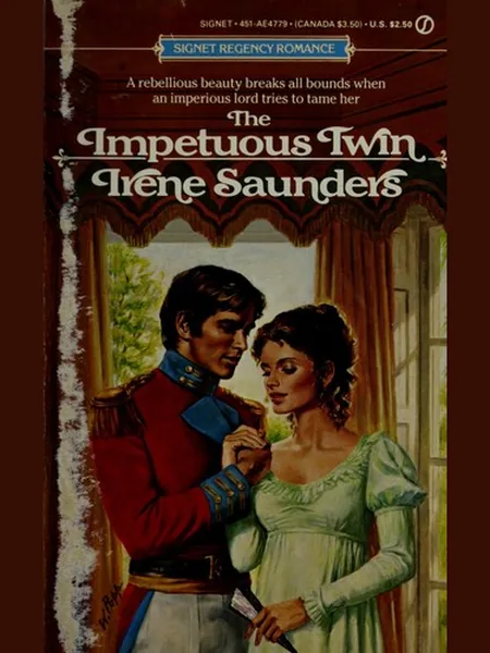 The Impetuous Twin first edition cover, Signet 1987