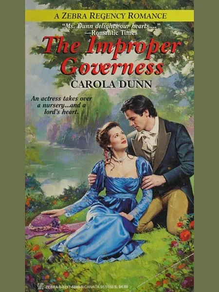 The Improper Governess cover, Kensington Pub. Corp 1998
