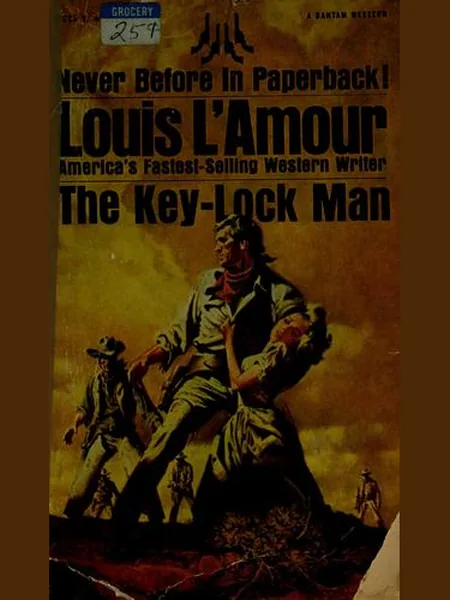 The Key-Lock Man first edition cover, Bantam Books 1965