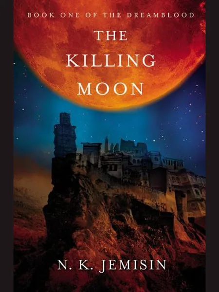 The Killing Moon, cover of another edition (the Orbit 2012 cover is not yet photographed)