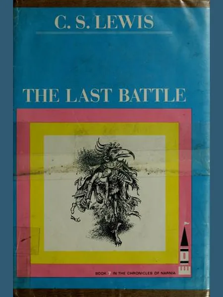 The Last Battle cover, Macmillan 1956