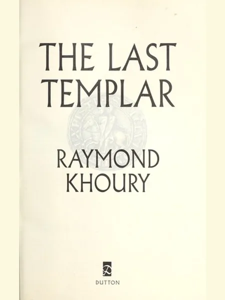 The Last Templar cover