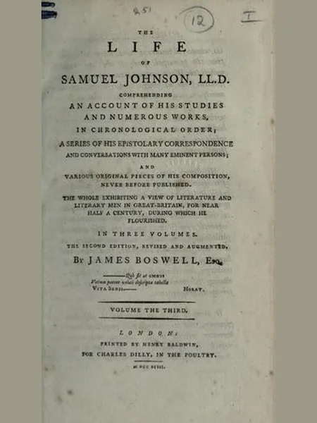 The Life of Samuel Johnson, LL.D. cover