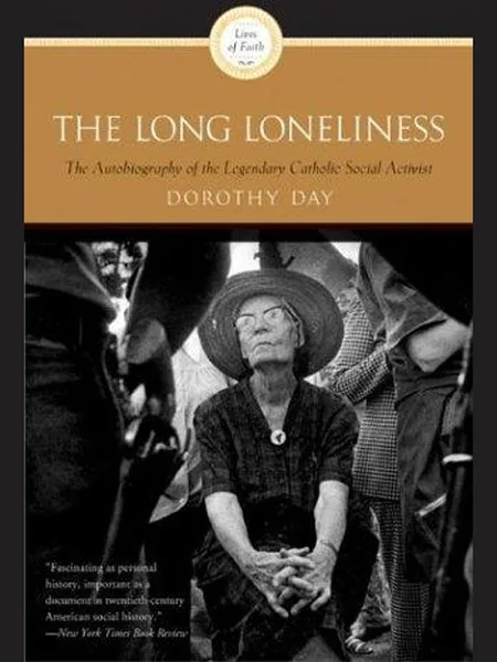 The Long Loneliness, cover of another edition (the Harper 1952 cover is not yet photographed)
