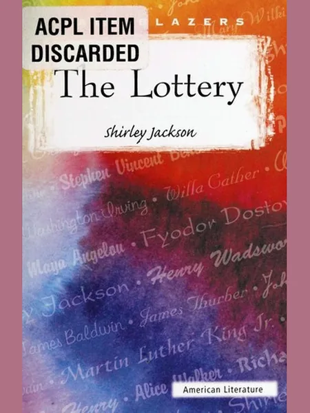 The Lottery cover