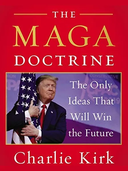 The MAGA Doctrine, cover of another edition (the HarperCollins 2020 cover is not yet photographed)
